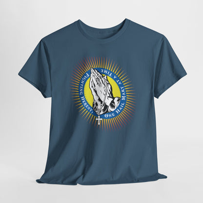 Fighting Heresy One Hail Mary At A Time Heavy Cotton Tee