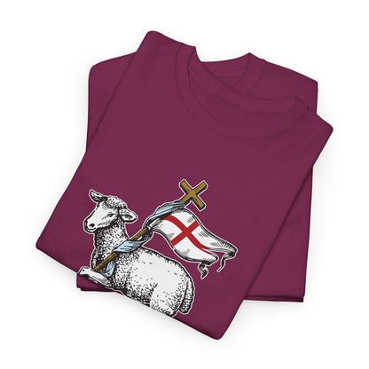 The Risen Lamb King Heavy Cotton Tee