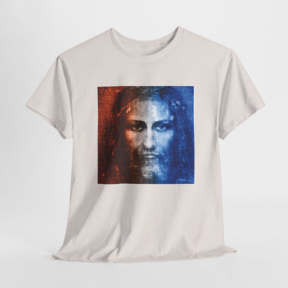 Christ Alive In The Shroud Heavy Cotton Tee