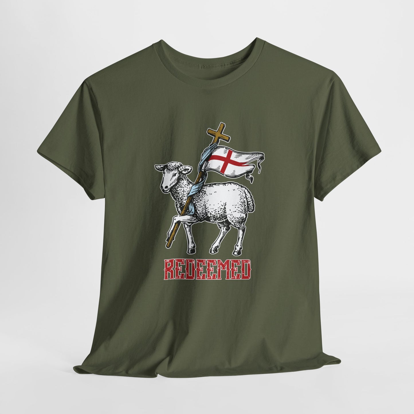 The Risen Lamb King Heavy Cotton Tee