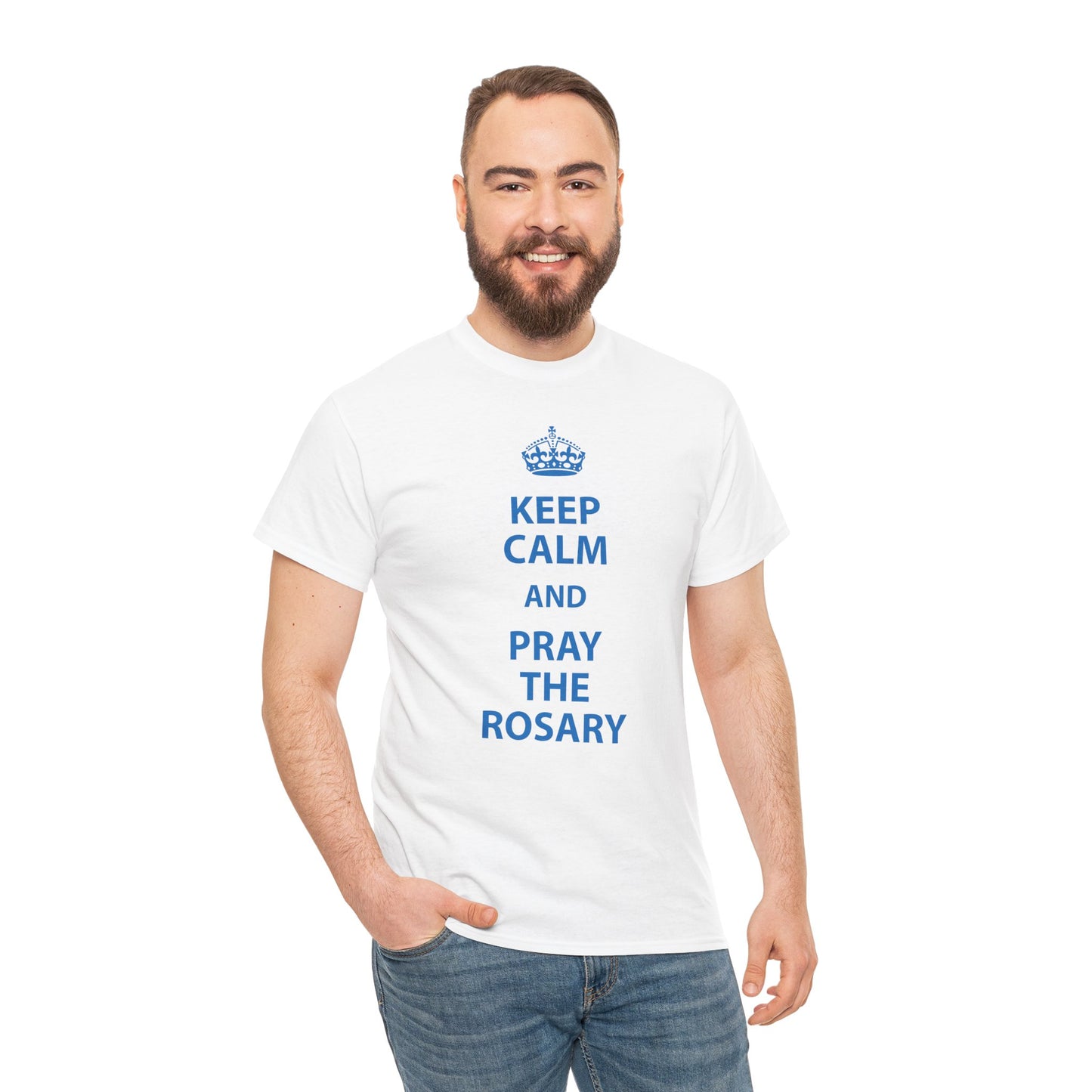 Keep Calm and Pray the Rosary T-Shirt