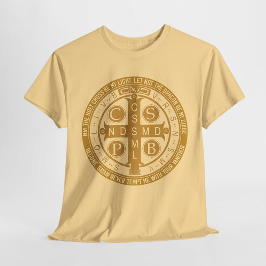 Saint Benedict Medal Heavy Cotton Tee