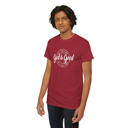 God Is Good All The Time Heavy Cotton Tee
