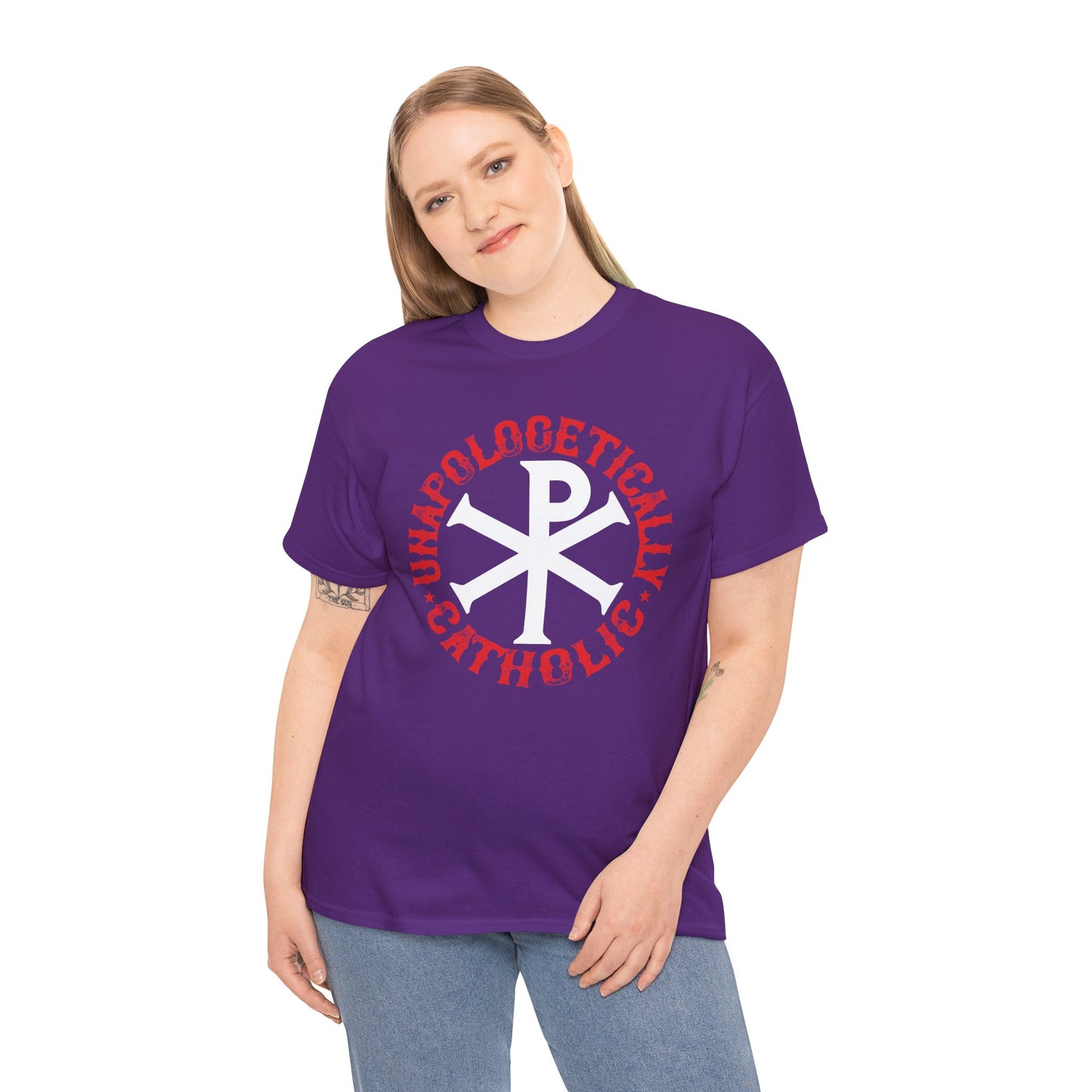 Unapologetically Catholic Heavy Cotton Tee