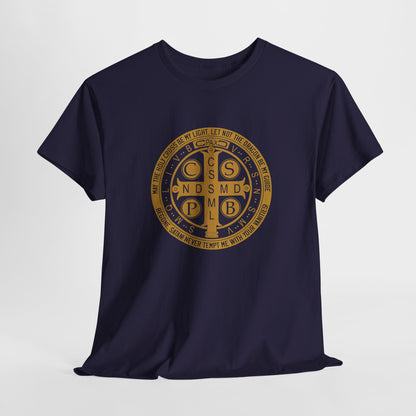 Saint Benedict Medal Heavy Cotton Tee