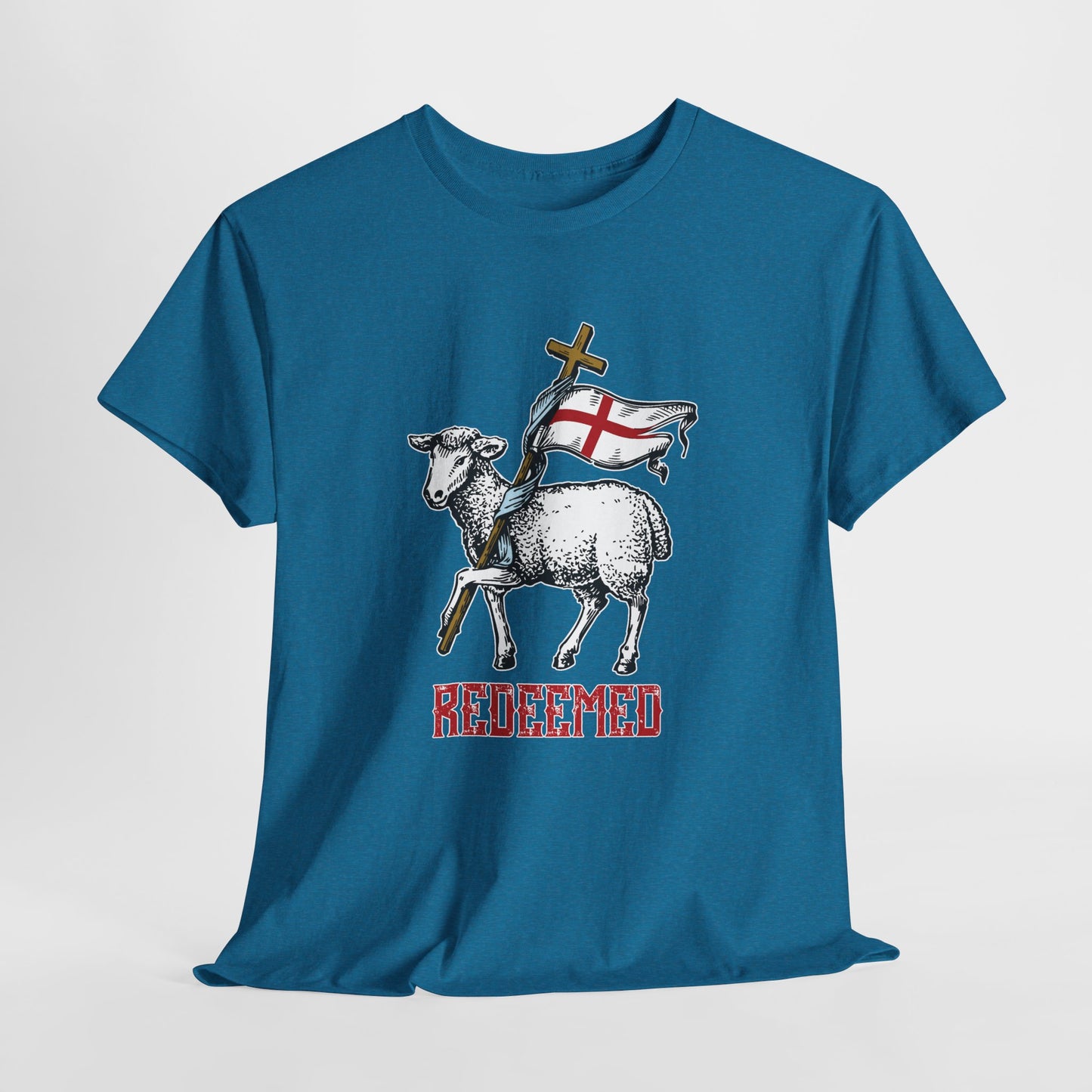 The Risen Lamb King Heavy Cotton Tee