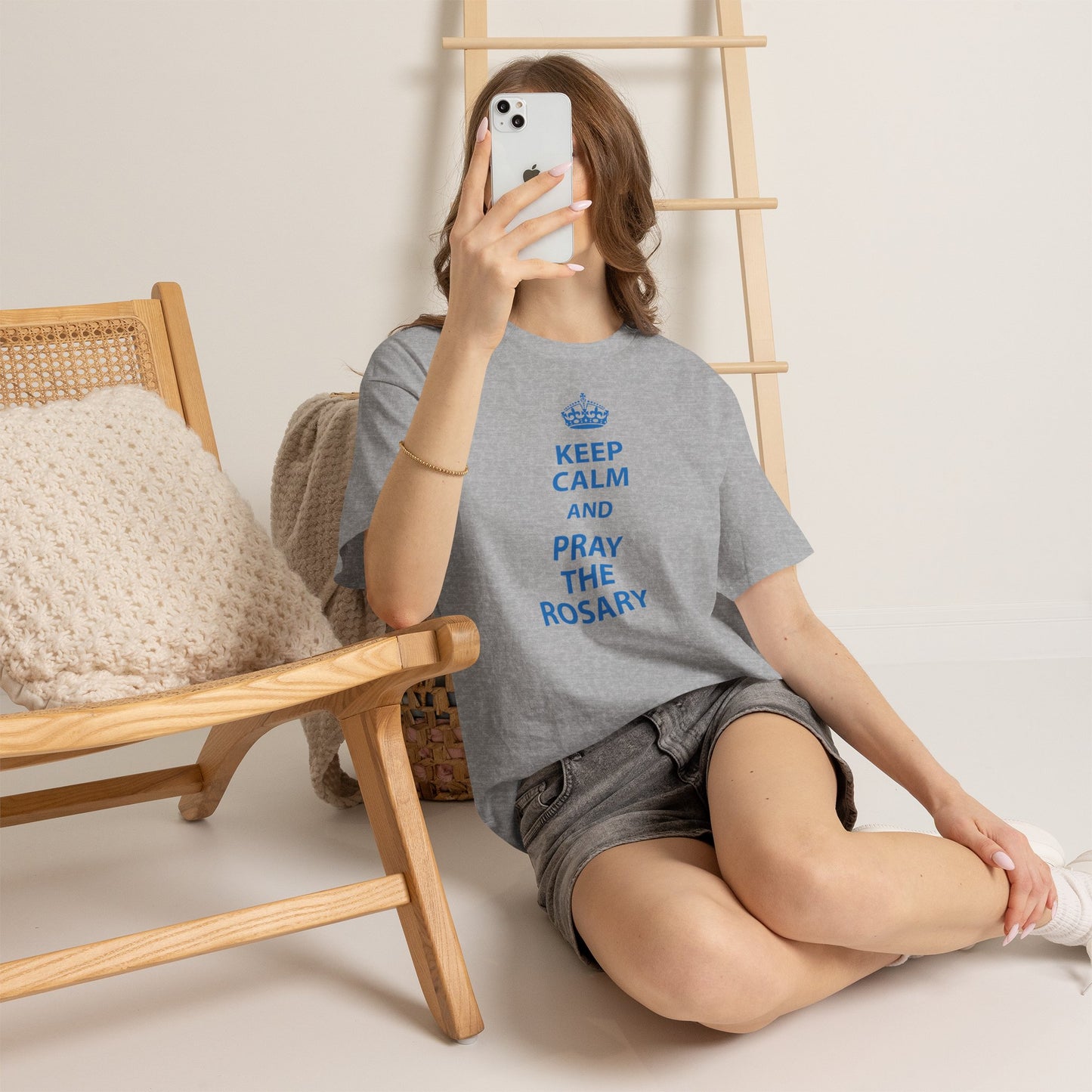 Keep Calm and Pray the Rosary T-Shirt