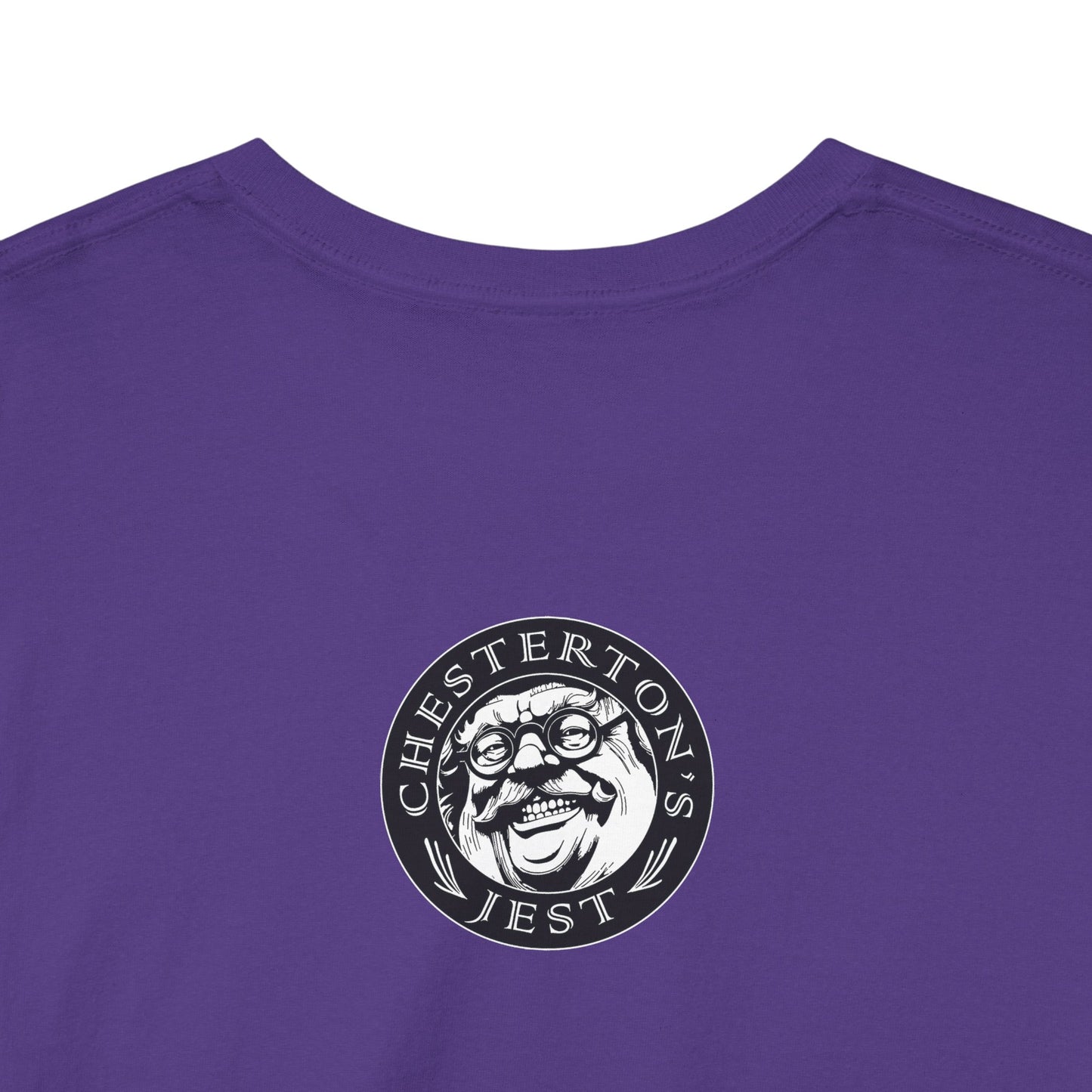 Adoring the Father, Following the Son, Empowered by the Holy Spirit: My Flesh is Meat Indeed Heavy Cotton Tee