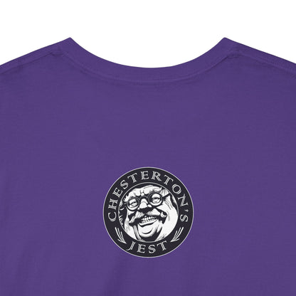 Adoring the Father, Following the Son, Empowered by the Holy Spirit: My Flesh is Meat Indeed Heavy Cotton Tee