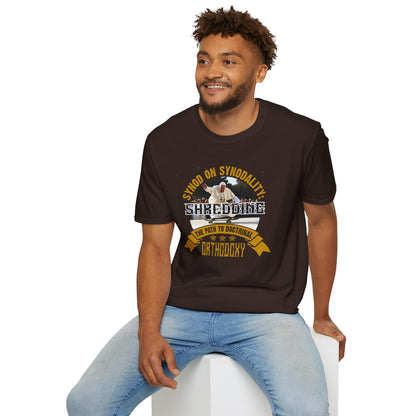 Synod on Synodality 'Shredding the Path to Orthodoxy' T-Shirt