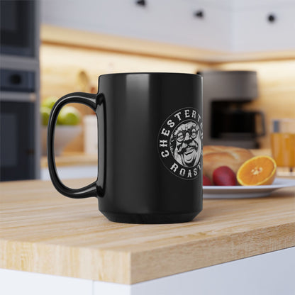 G.K. Chesterton Black Coffee Mug - Chesterton Roast 11oz an 15oz Coffee Mug- Perfect for Coffee Lovers