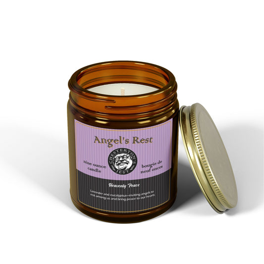 Angel's Rest Scented Candle - lavender, eucalyptus and camphor (9oz)