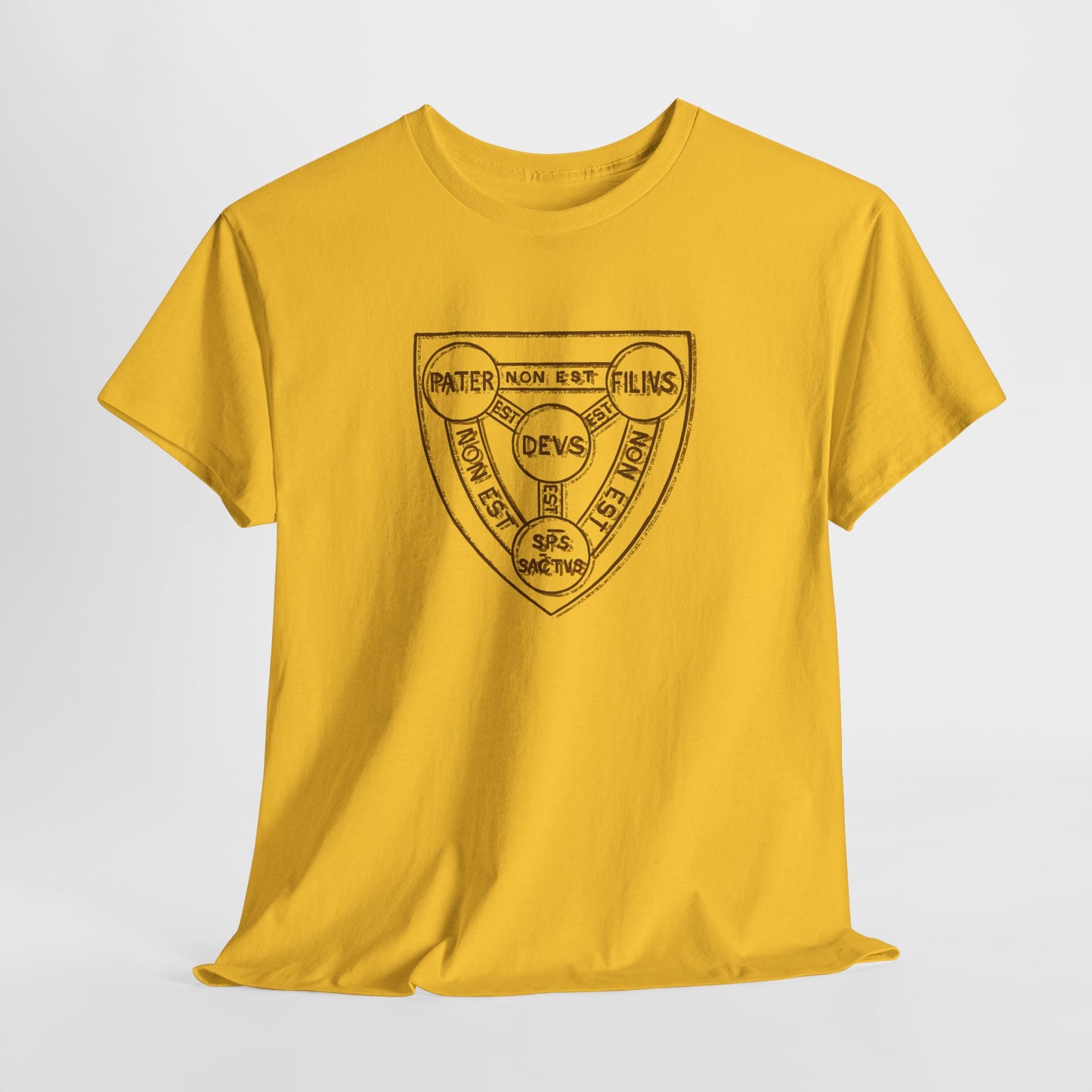 [In Latin] The Father Is Not The Son Is Not The Holy Spirit... Heavy Cotton Tee