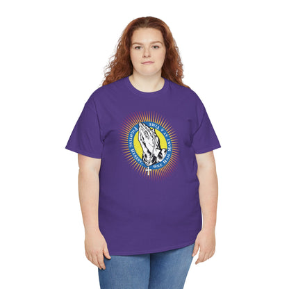 Fighting Heresy One Hail Mary At A Time Heavy Cotton Tee