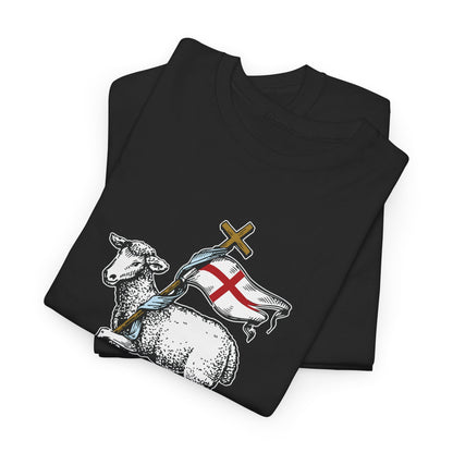 The Risen Lamb King Heavy Cotton Tee