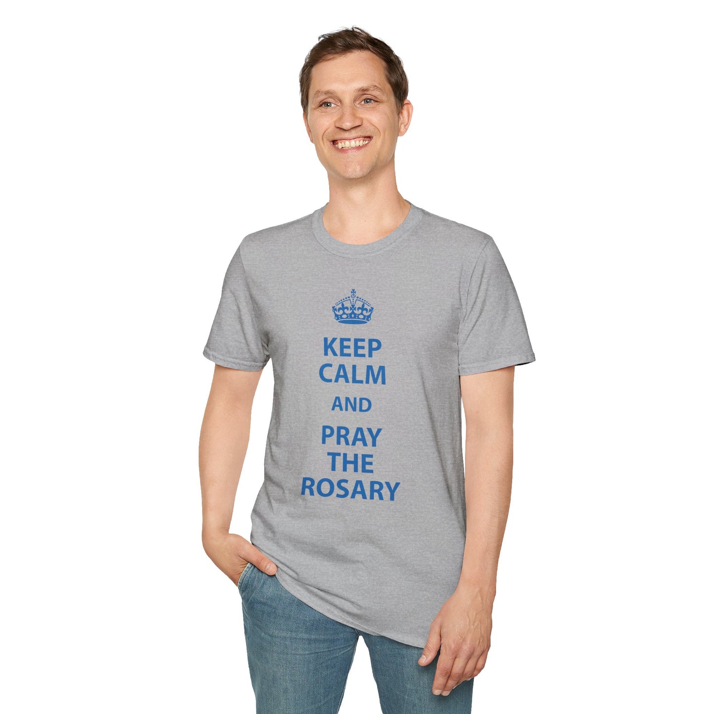 Keep Calm and Pray the Rosary T-Shirt