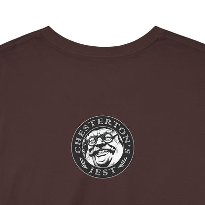 Adoring the Father, Following the Son, Empowered by the Holy Spirit: My Flesh is Meat Indeed Heavy Cotton Tee