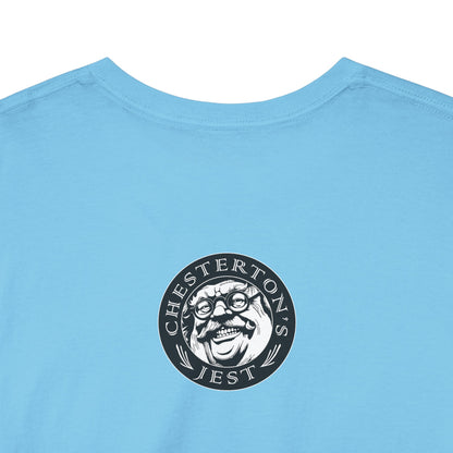 Lead Us Not Into Temptation We Can Find It Ourselves Heavy Cotton Tee