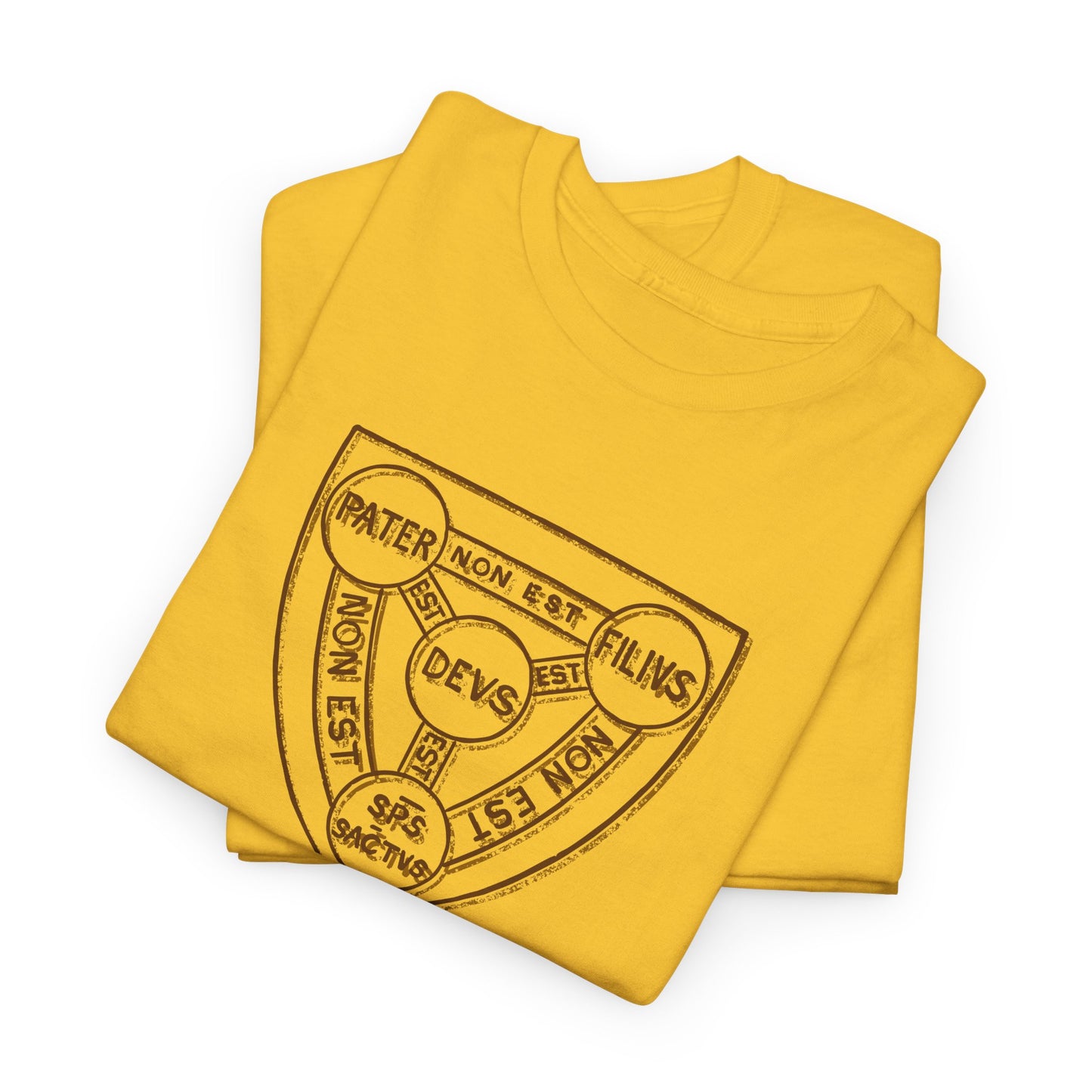 [In Latin] The Father Is Not The Son Is Not The Holy Spirit... Heavy Cotton Tee
